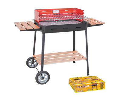 BARBECUE A CARBONE CARBONELLA 860 EXCELSIOR GRILL CM. 63x43xH88