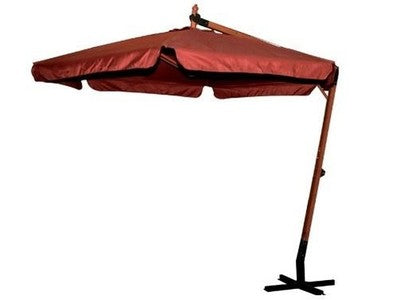 OMBRELLONE GIARDINO LEGNO LATERALI TONDI CM.300 OMBRELLONI ARREDO GIARDINO