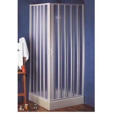 BOX DOCCIA A SOFFIETTO SPAZIO GIOVE STRUTTURA PVC ANGOLARE CM.100x100x185H