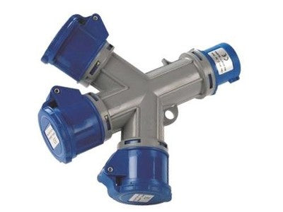 ADATTATORE DA PRESE CEE TRIPLICE 1402 SENZA CAVO
