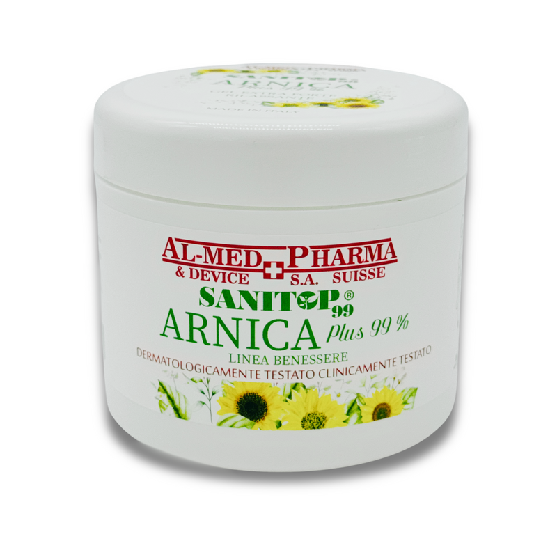 Arnica Plus 99% Gel Extra Forte per Cavalli Uso Umano 500MG Massaggio Muscoli Articolazioni Uso Sportivo Dermatologicamente Testata Sollievo Dolore