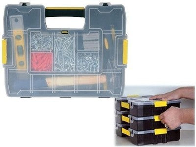 CASSETTE CASSETTA PORTA OGGETTI UTENSILI ORGANIZER STANLEY 1-97-483 CM.37x29X7
