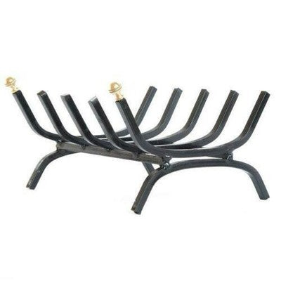 BRUCIALEGNA POMI FERRO BATTUTO BRUCIA LEGNA PER CAMINETTO CAMINO FUOCO 50CM