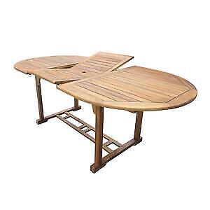 TAVOLO LEGNO DI ACACIA ALLUNGABILE CM. 200/150X90X75