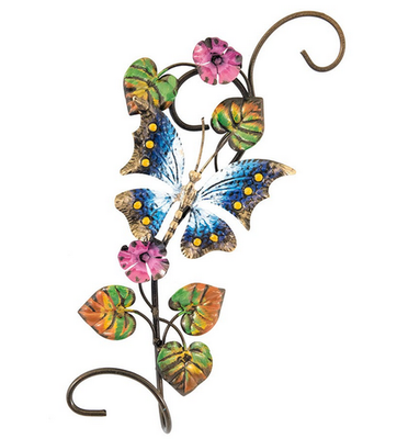 APPENDIABITI LINEA FARFALLA RAMETTO DA PARETE 1 POSTI ATTACCAPANNI