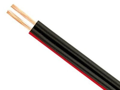 CAVO PIATTINA HI-FI ROSSO/NERO A30 2X1.00 CONDUTTORI CAVI MATASSE ELETTRICHE