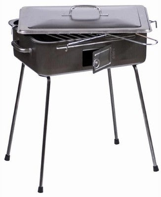 BARBECUE FORNACETTA FORNACELLA RETTANGOLARE A CARBONE CM. 27X37