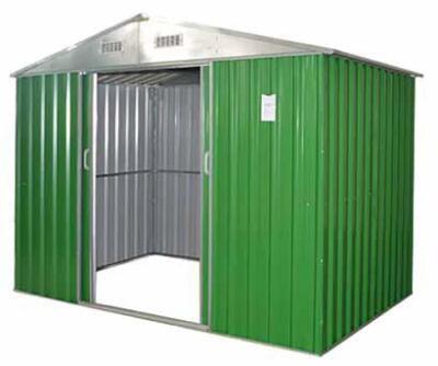 CASETTA BOX IN LAMIERA DA GIARDINO ESTERNO VERDE CM. 198x172x194