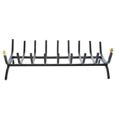 BRUCIALEGNA POMI FERRO BATTUTO BRUCIA LEGNA PER CAMINETTO CAMINO FUOCO 60CM