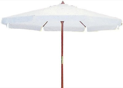 OMBRELLONE GIARDINO TONDO IN LEGNO CON BORDO CM.350 OMBRELLONI ARREDO GIARDINO