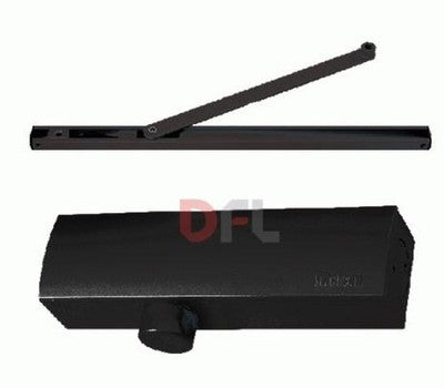 CHIUDIPORTA SPINGIPORTA MAB MERONI AEREO DC210 VERNICIATO NERO