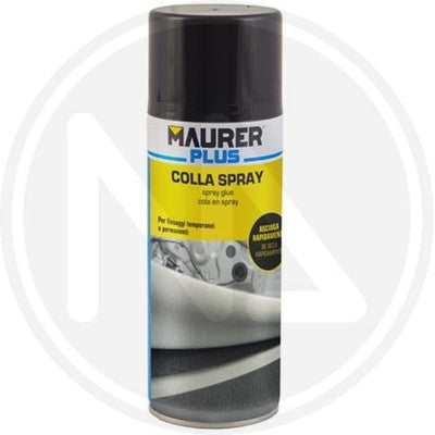 COLLA SPRAY REMOVIBILE/PERMANENTE MAURER PER STENCIL FOTO TESSUTO 400ML