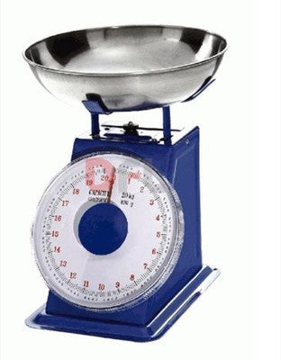 BILANCIA PROFESSIONALE KG. 20 DA CUCINA PIATTO DIAMETRO MM. 255X56