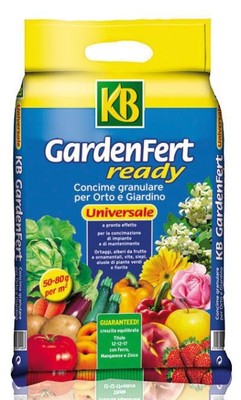 CONCIME GRANULARE GARDENFERT READY ORTO E GIARDINO DA KG.5 FERTILIZZANTI