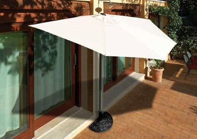 OMBRELLONE A PARETE SEMICERCHIO TARRAGONA CM.270x254H ARREDO GIARDINO ESTERNO