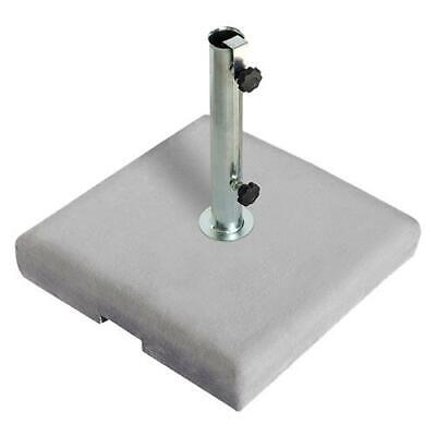 BASE PER OMBRELLONE IN CEMENTO BIANCO QUADRATA CM50X50 PESO 50KG ARREDO GIARDINO