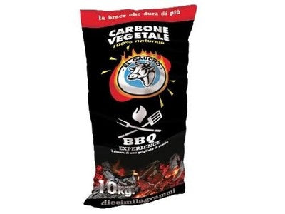 CARBONE CARBONELLA IN SACCHETTI DA KG.10 CA PER CAMINETTI BARBECUE GRILL