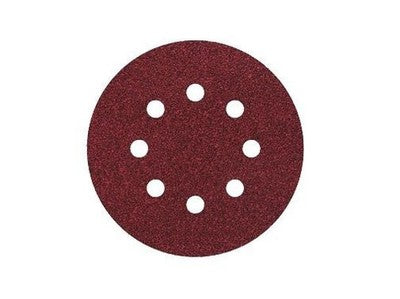 DISCO DISCHI ABRASIVI CON VELCRO WOLFCRAFT PER ROTORBITALI D.125 PEZZI 25