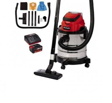 BIDONE ASPIRATORE SOLIDI E LIQUIDI A BATTERIA TC-VC 18/20 Li - KIT 3,0 Ah