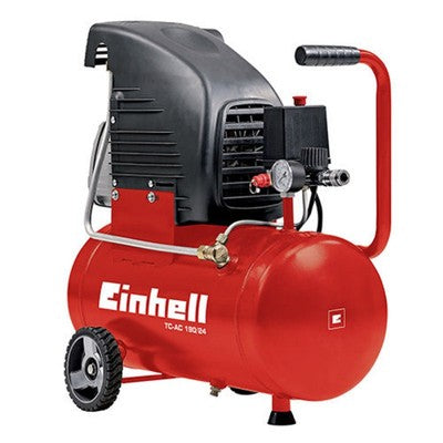 COMPRESSORE AD ARIA PORTATILE AUTOLUBRIFICATO 24L 1500W EINHELL TC-AC 190/24/8