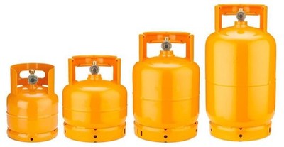 BOMBOLA PER GAS COMPLETA DI RUBINETTO IDEALE PER CAMPEGGIO KG.2