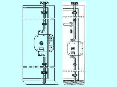 ASTE TELESCOPICHE CURVE CR PER SERRATURE Art. 91-01