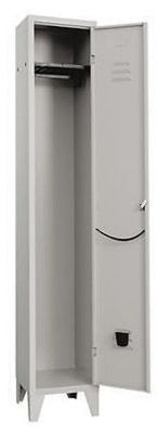 ARMADIO ARMADIETTO SPOGLIATOIO PRATIKO IN LAMIERA VERNICIATA 1 posto CM34x36X180