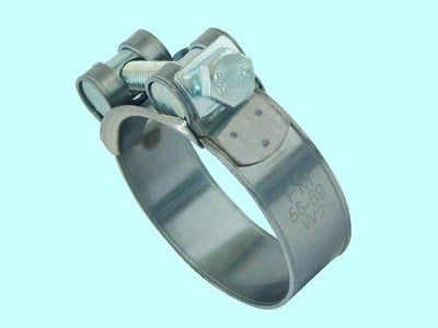 15 PEZZI FASCETTE FASCETTA STRINGITUBO A BULLONE PER TUBI  36-39MM - BULLONE M8