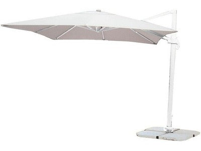 Ombrellone PARK Quadro Braccio laterale MT. 3x3 Bianco o Ecru&