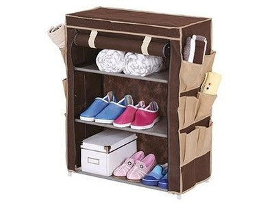 ARMADIO GUARDAROBA SCARPIERA CM.60x30xH80 ARMADI ARREDO CASA CAMPEGGIO