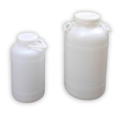 BIDONI FUSTI BOCCA LARGA IN POLIETILENE LT.25 PER ALIMENTI OLIO-VINO