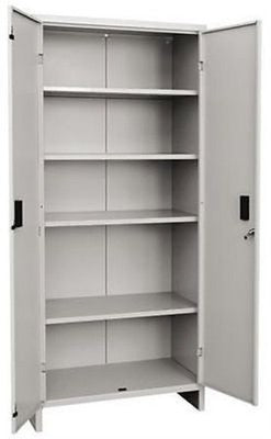 ARMADIETTO ARMADIO TUTTO PIANI METALLO ALTO RIPIANI MENSOLE FERRO 100X40X H180CM