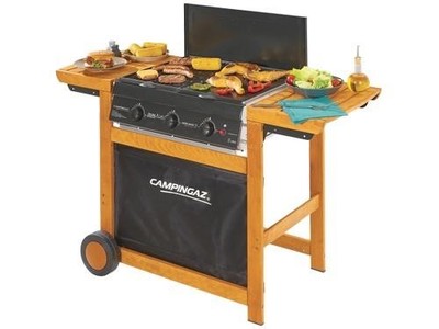BARBECUE A GAS CAMPINGAZ DUAL GAS ADELAIDE 3 WOOD CM.128x59xH88