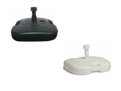 BASI BASE IN ABS PER OMBRELLONI DA 18LT BIANCO SPIAGGIA MARE