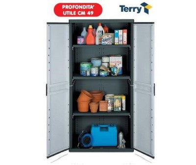 ARMADIO IN RESINA TERRY JUMBO CM. 90X54X180H PER ESTERNI