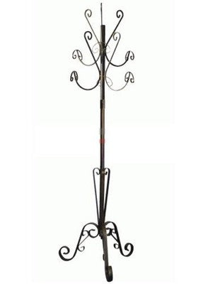 APPENDIABITI APPENDIABITO IN FERRO BATTUTI GIREVOLE CM. h. 170 6 POSTI