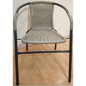 ARREDO SPRITZ POLTRONA METALLO/RATTAN CM. 54X56X73H PEZZI 2