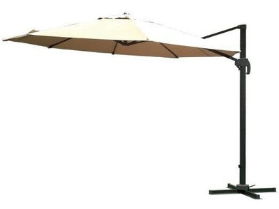 OMBRELLONE GIARDINO ALLUMINIO TONDO LATERALE PREMIUM  350 CM. PALO 50x78MM