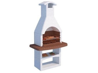 BARBECUE BETON FUOCO PREFABBRICATO IN CEMENTO CM.L110xP65xH214