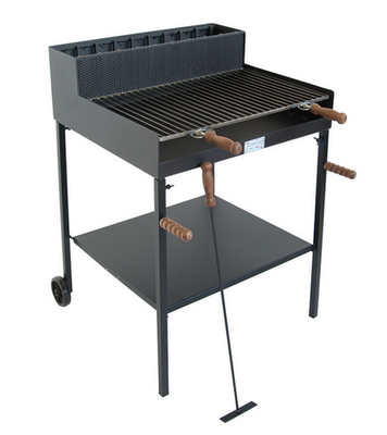 BARBECUE A CARBONE E LEGNA OLIVETO MAXI IN FERRO BATTUTO PER 20 PERSONE