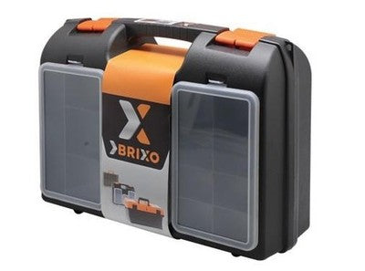 CASSETTA VALIGIA PORTA TRAPANO CON ORGANIZER CM.37x33x14 VALIGETTE PORTA ATTREZZ