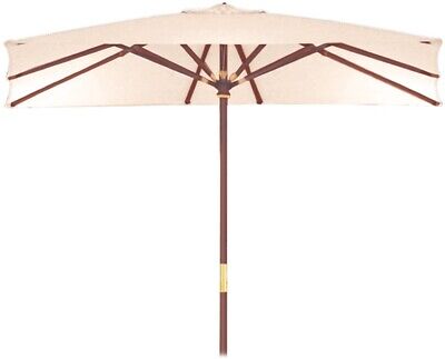 OMBRELLONE GIARDINO RETTANGOLARI IN LEGNO SUN TOP 300x200 ARREDO GIARDINO