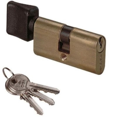 CILINDRO DA INFILARE OVALE CON POMOLO CISA ART. 08230.06 MISURA MM. 62,7 38/28MM