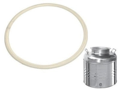 5 PZ GUARNIZIONI PER BIDONI CONTENITORI ACCIAIO INOX OLIVARI OLIO  200