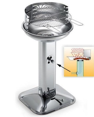 BARBECUE A CARBONE CARBONELLA VENUS 480 PRO SYSTEM  cm. 44 - H89 CM OMPAGRILL