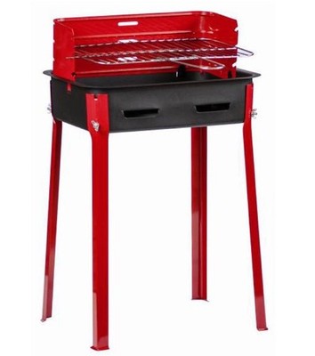 BARBECUE RETTANGOLARE A CARBONE CARBONELLA ALTEZZA 65 CM PIANO 25X25 CM