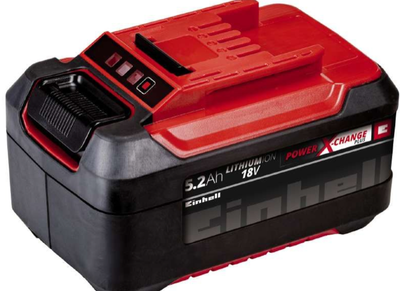 BATTERIA DI RICAMBIO A LITIO PER DISPOSITIVI POWER X-CHANGE 18V 5,2 AH EINHELL