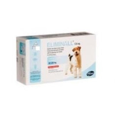 ANTIPARASSITARI CANE 10-20 KG ELIMINALL 134 MG PULCI E ZECCHE COME FRONTLINE