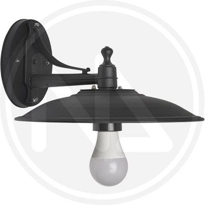 LANTERNA DA GIARDINO RETRO PAPILLON CM. 35,5X21 NERA