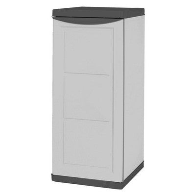 ARMADIO BASSO PORTA BOMBOLA COLONNA CM. 40X45XH91 - GRIGIO/NERO